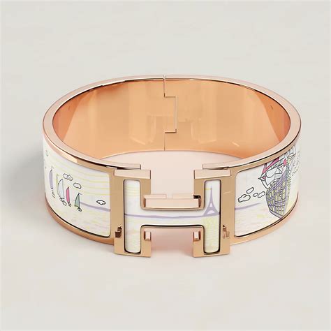 hermes crocodile cdc bracelet price|Hermes click clack bracelets.